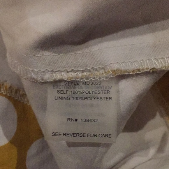 Yellow Polka Dot Halter Dress - Picture 8 of 8